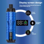 2025 Neu AL FAKHAR 15000 Züge F18S Einweg E-Zigarette mit 600 mAh Akku und Mesh-Kern – Blaubeere Kaugummi Geschmack (4)