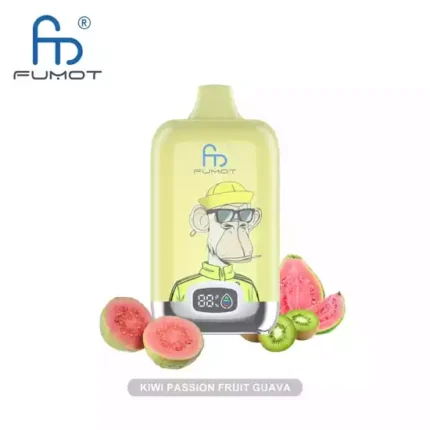2025 Neu RandM Digital Box 12000 Züge Einweg E-Zigarette mit 0% 2% 3% 5% Nikotin und 550 mAh Akku — Kiwi Passionsfrucht Guave Geschmack