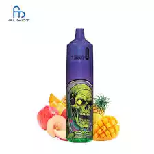 2025 Neuheit RandM Fumot Tornado 30000 Züge Einweg E-Zigarette mit Typ-C und 600 mAh Akku — Pfirsich Mango Ananas (1)