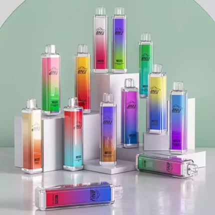 ANU Crystal 10000 Züge Pfirsich Eis E-Zigaretten Original Fabrik Großhandel Premium Qualität Angenehmer Geschmack Schneller Versand 0% 2% 3% 5% Niedriger Nikotingehalt (7)