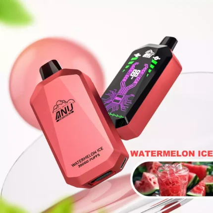 ANU Star 30000 Puffs Wassermelone Eis Einweg E-Zigaretten Fabrikverkauf Großhandel Hohe Qualität Rascher Versand 0% 2% 3% 5% niedriger Nikotingehalt (11)