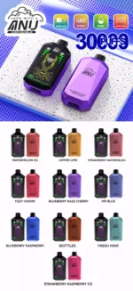 ANU Star 30000 Züge Mr. Blau Vape Einweg Gerät Hersteller Direktverkauf Großhandel Erstklassige Qualität Hervorragender Geschmack Schnelle Lieferung 0% 2% 3% 5% niedriger Nikotingehalt (2)