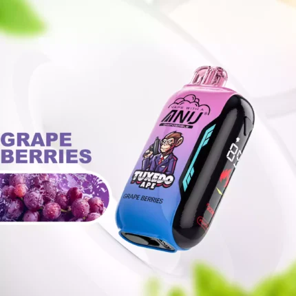 ANU Vista 30000 Züge Trauben Beeren Einweg E-Zigaretten 2025 Modell Fabrikverkauf Großhandel Hohe Qualität Hervorragender Geschmack Rascher Versand 0% 2% 3% 5% Niedriger Nikotingehalt (2)