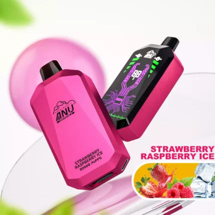 Anu Star 30000 Züge Erdbeere Himbeere Eis E-zigaretten Originalhersteller Großhandel Hochwertig Expressversand 0% 2% 3% 5% Niedriger Nikotingehalt (7)
