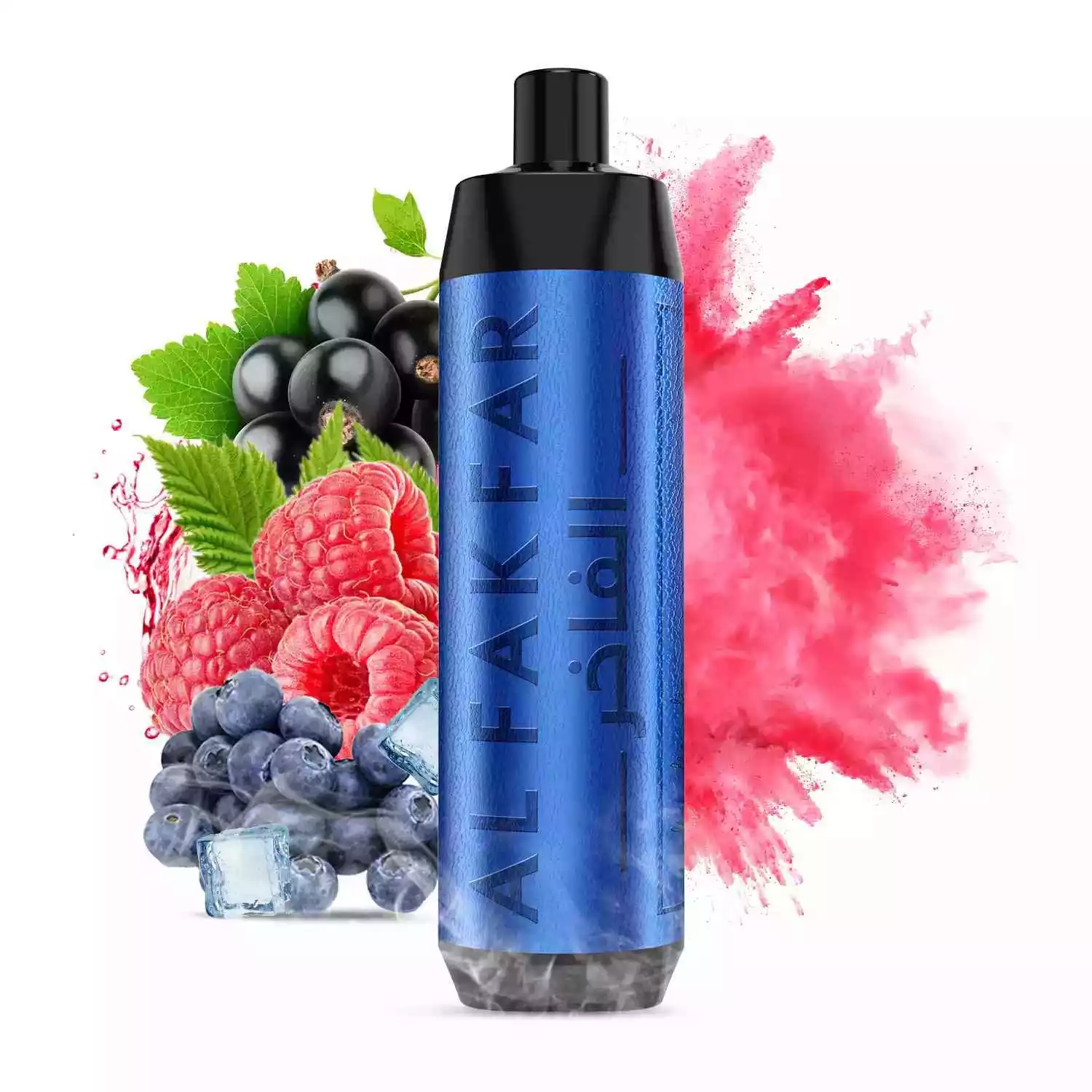 Günstigste AL FAKHAR 8000 Züge F18 Einweg E-Zigarette 18 ml E-Liquid – Beere Eis Flavours