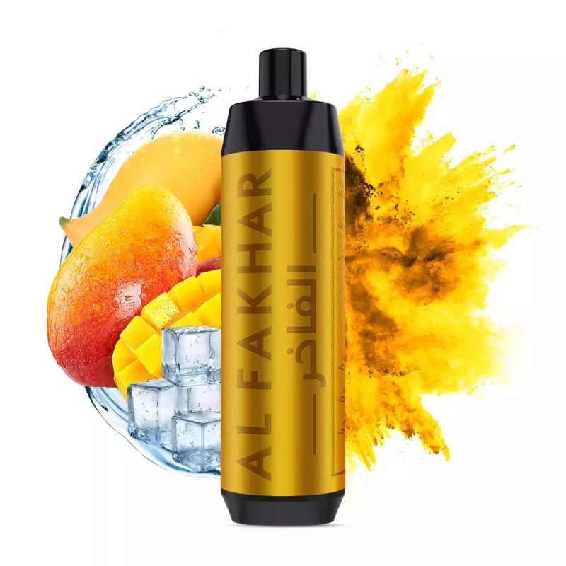 Einzelverkauf AL FAKHAR 15000 Züge F18S Einweg E-Zigarette mit 0.5% Nikotin und 600 mAh Akku – Mango Geschmack (4)