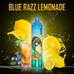 Einzelverkauf RandM Tornado 15000 Züge Einweg E-Zigarette mit Akku wiederaufladbar – Blau Razz Limonade Geschmack (1)